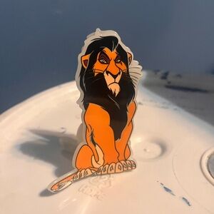 Scar Lion King glow and dark hair clip